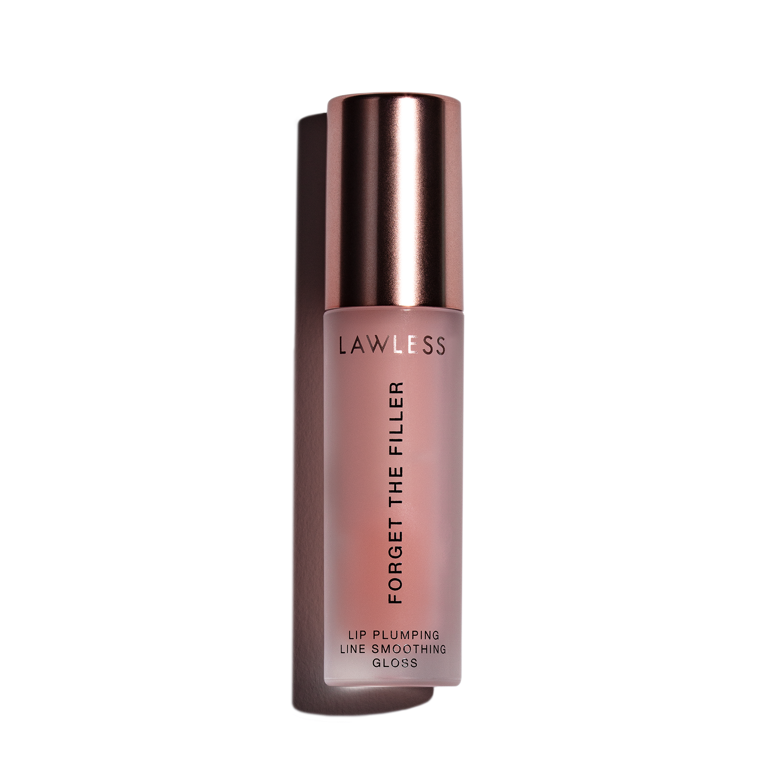 Lawless Forget the Filler Lip Plumping Line Smoothing Gloss, Rosy Outlook