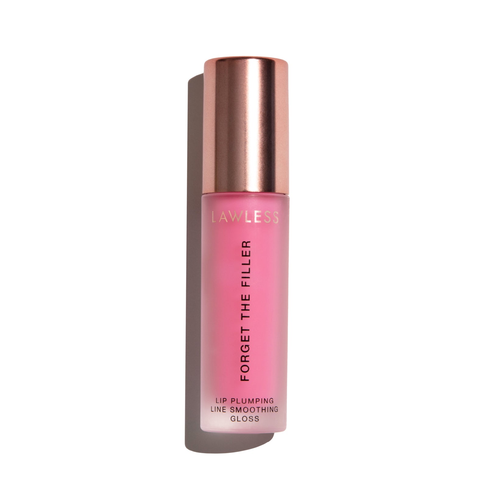 Lawless Forget the Filler Lip Plumping Line Smoothing Gloss, Daisy Pink