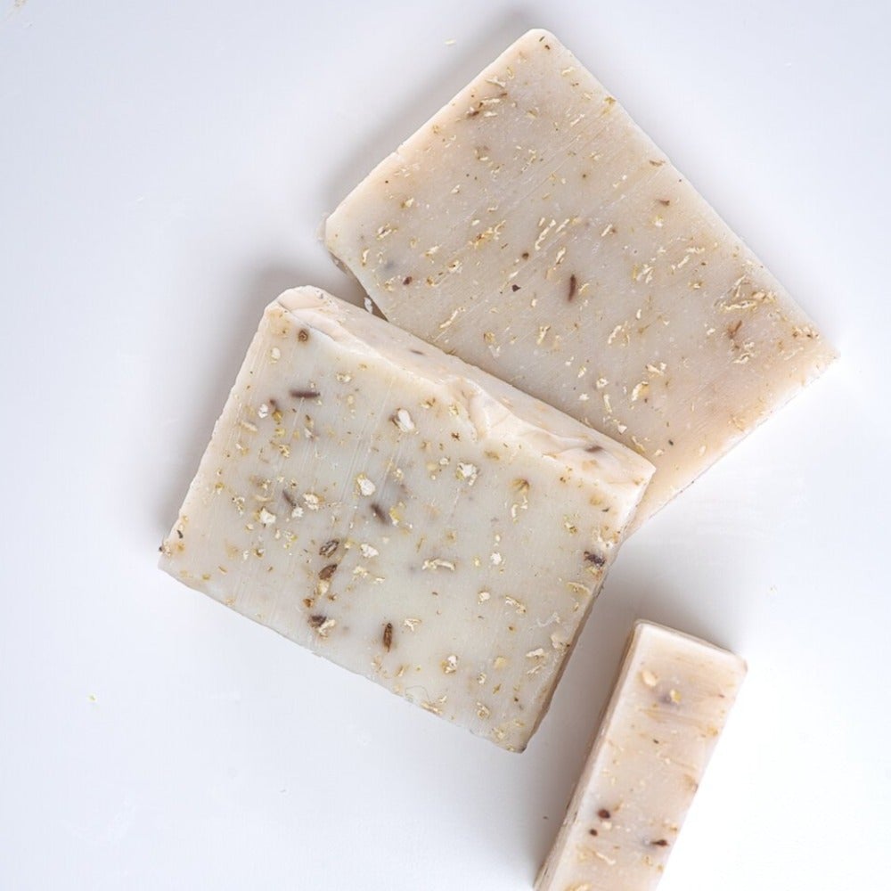 Iyoba Artisan Body Soap, Lavender + Oatmeal