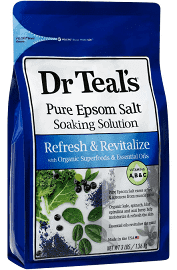 Dr Teal's Refresh & Revitalize Pure Epsom Salt Soaking Solution