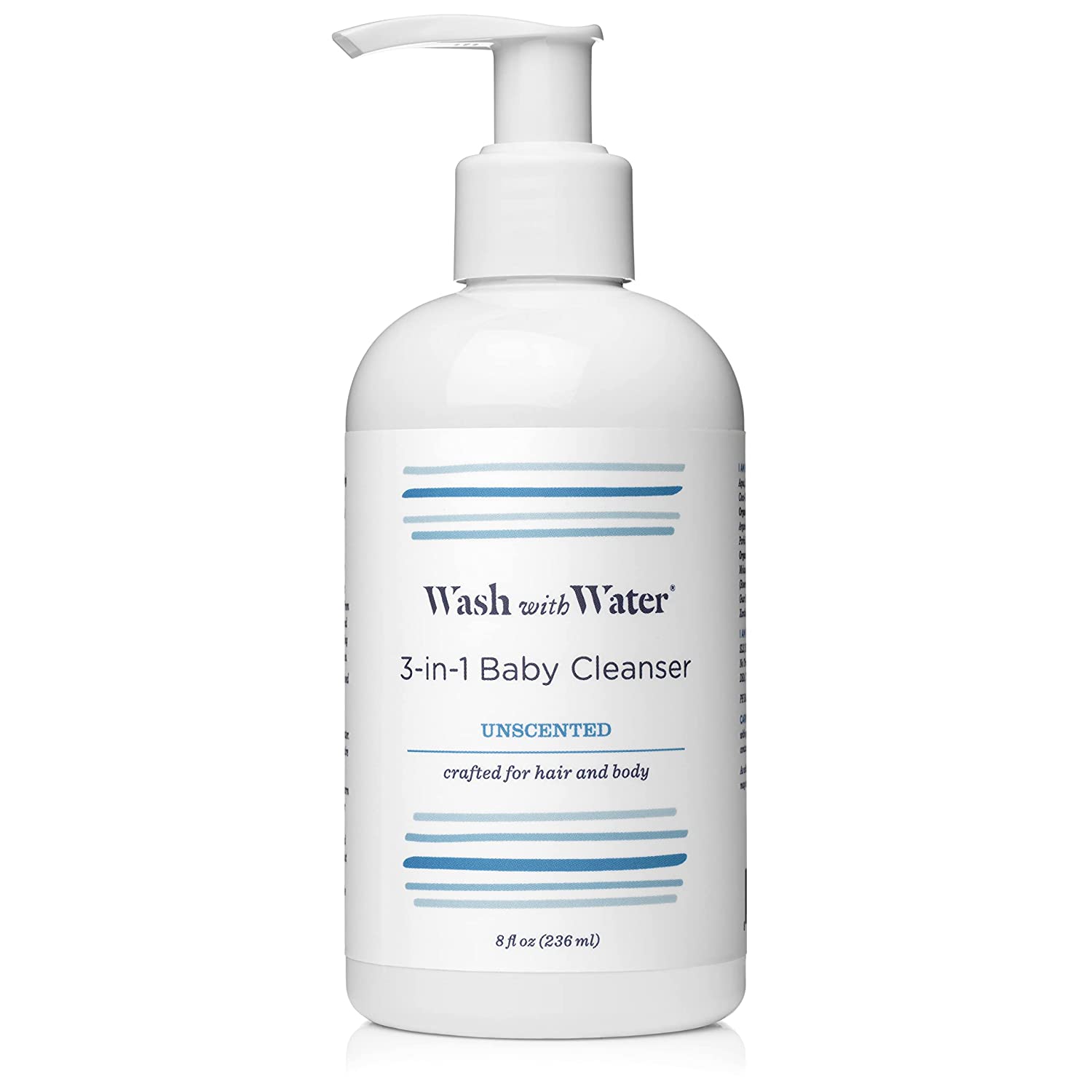 Wash with Water 3-in-1 Baby Cleanser, Unscented 