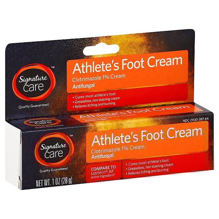 Signature Care Antifungal Clotrimazole 1% Athlete's Foot Cream