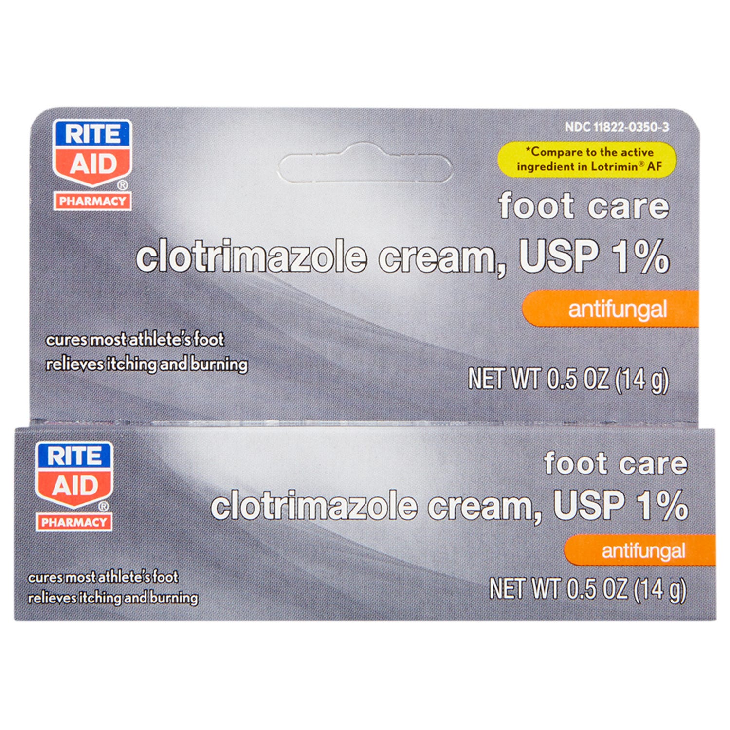 Rite Aid Pharmacy Clotrimazole Usp 1% Foot Care Antifungal Cream