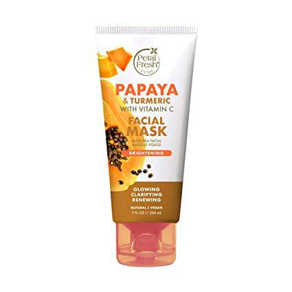 Petal Fresh Pure Brightening Facial Mask, Papaya & Turmeric