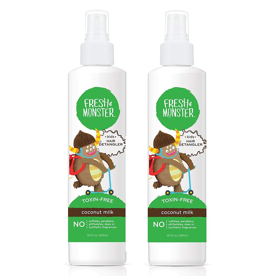 Fresh Monster Hair Detangler Spray, Coconut Milk