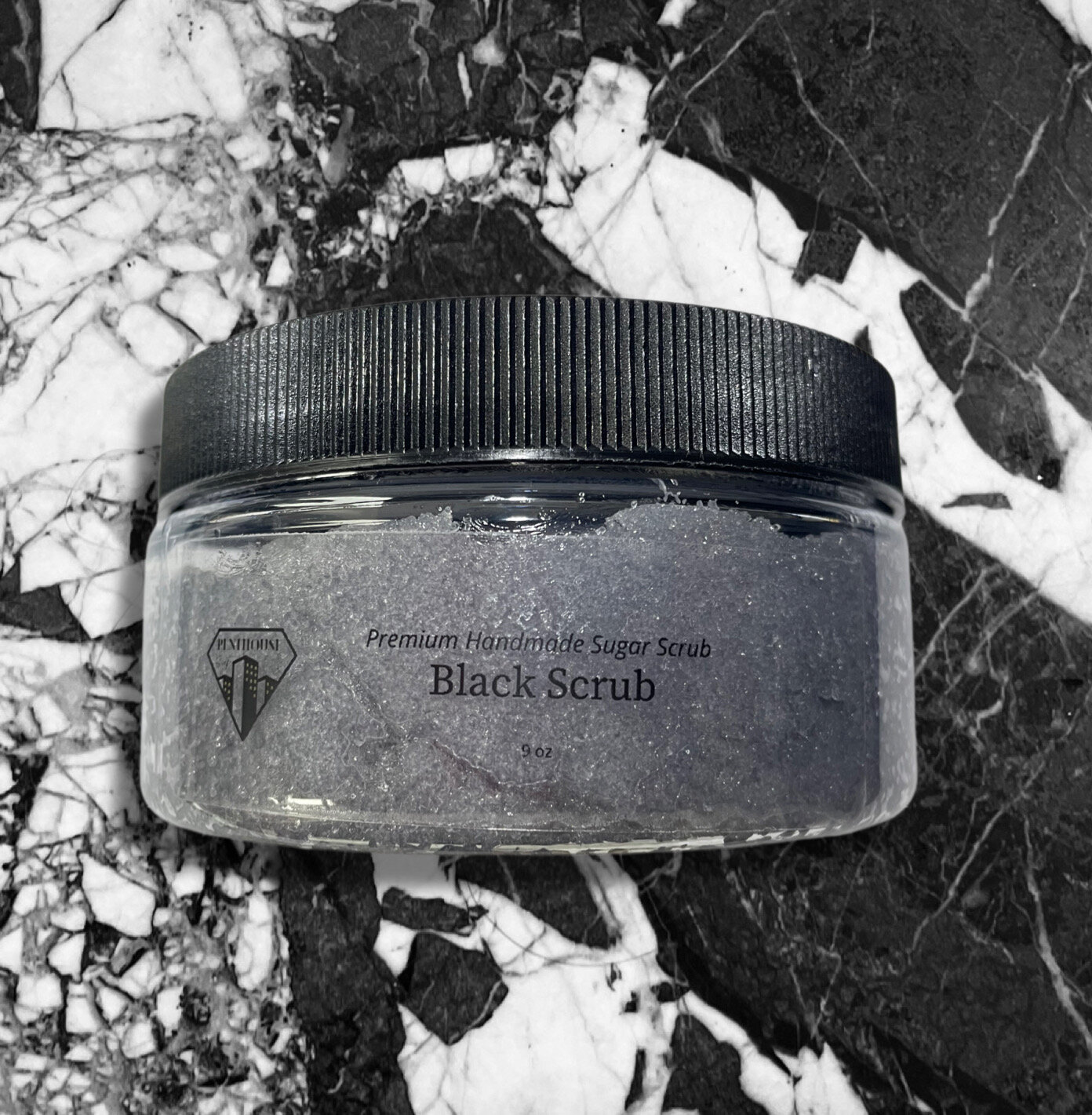 Penthouse Soap Co. Sugar Scrub, Black Scrub