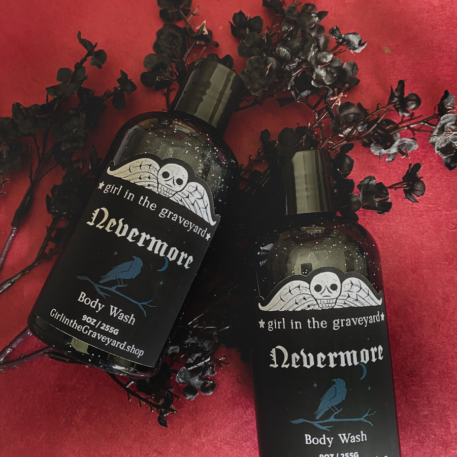 Girl In The Graveyard Nevermore Body Wash