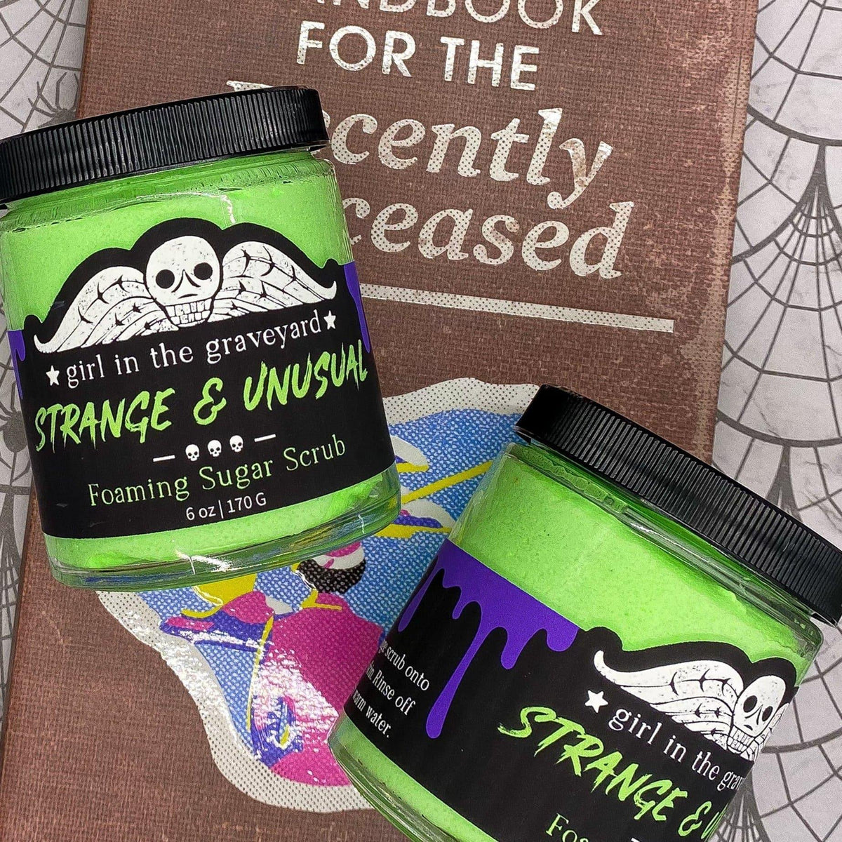 Girl In The Graveyard Foaming Sugar Scrub, Strange & Unusual