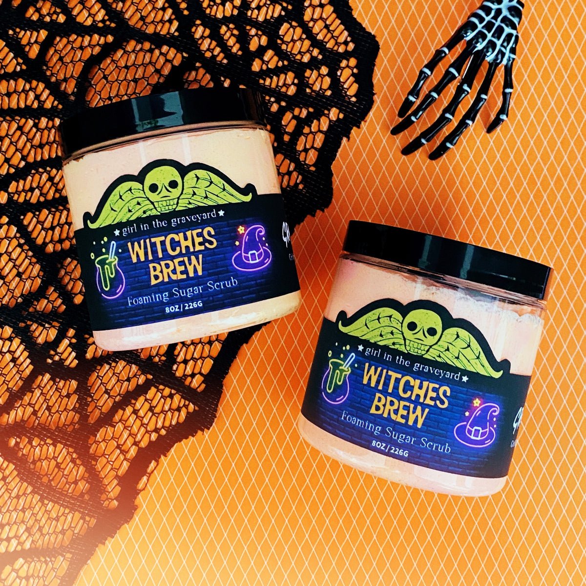 Girl In The Graveyard Foaming Sugar Scrub, Witches Brew