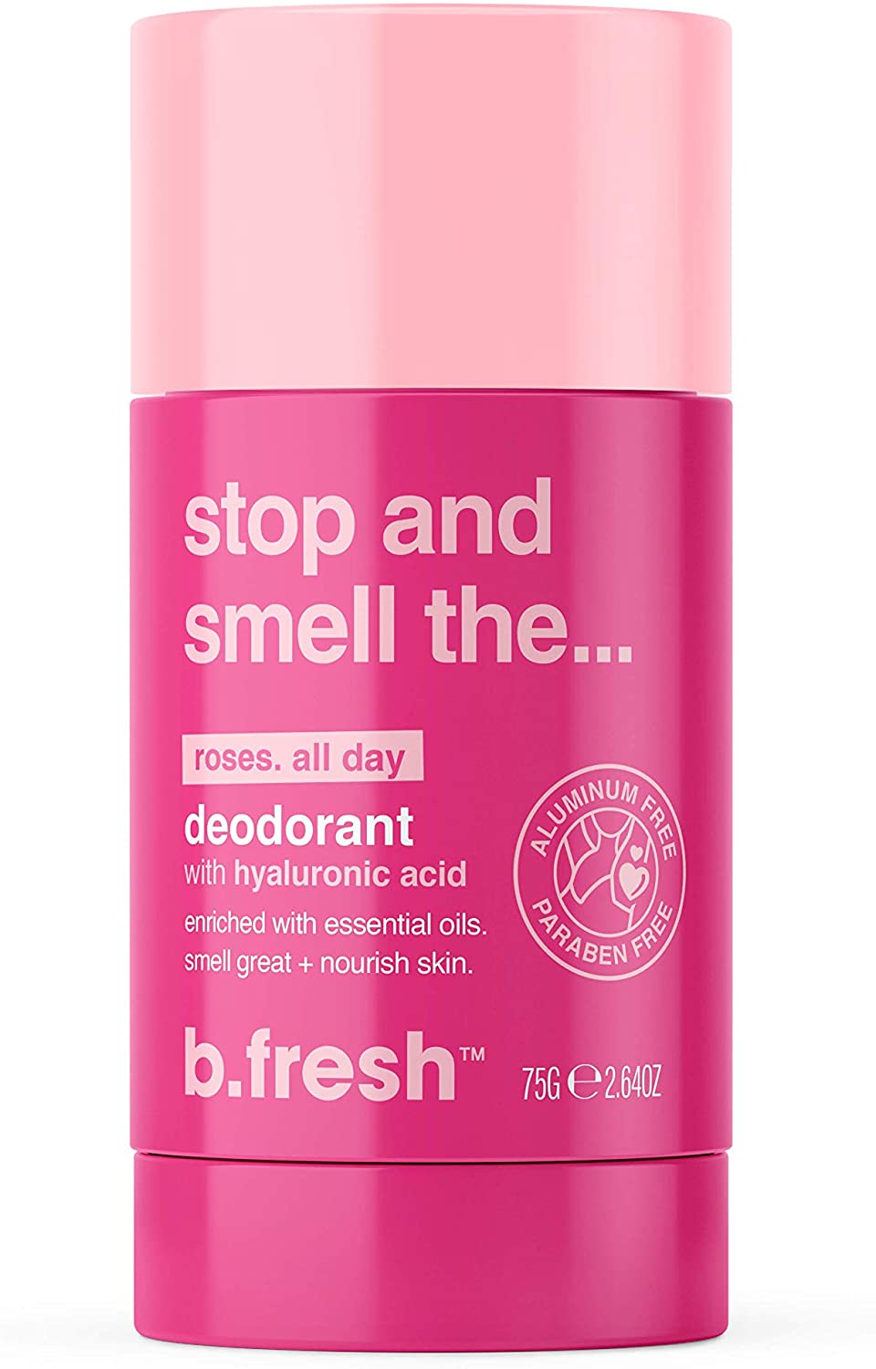 B.fresh Deodorant With Hyaluronic Acid, Roses. All Day