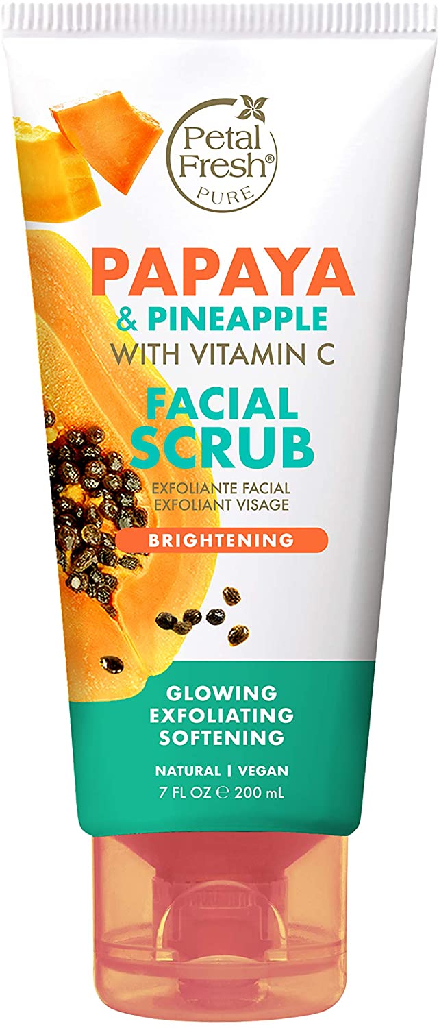 Petal Fresh Pure Brightening Facial Scrub Papaya & Pineapple