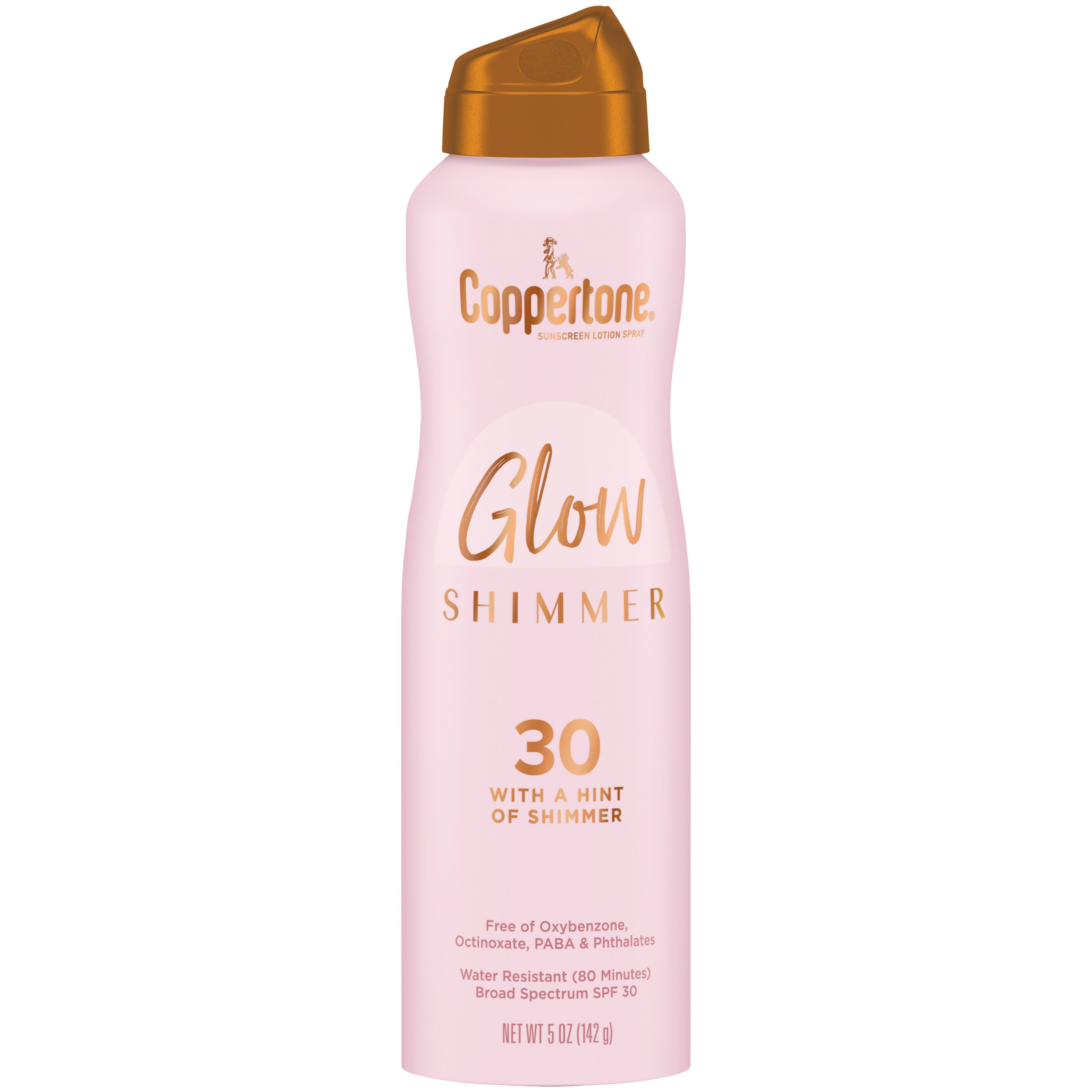 Coppertone Glow Shimmer Sunscreen Spray, SPF 30