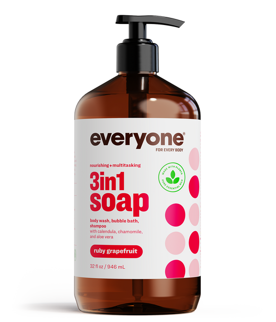 Everyone 3 in 1 Soap, Ruby Grapefruit