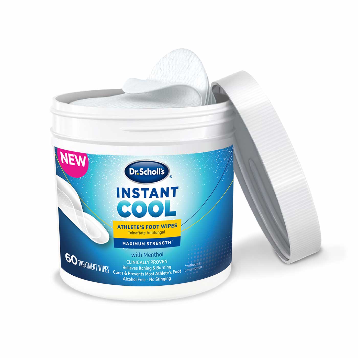 Dr. Scholl's Instant Cool Athlete's Foot Wipes