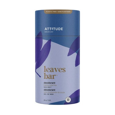 ATTITUDE Leaves Bar Deodorant, Sea Salt