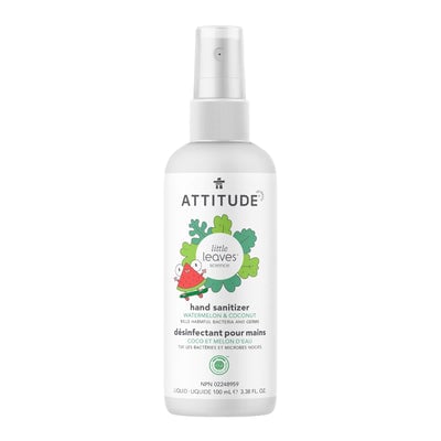 ATTITUDE Little Leaves Hand Sanitizer, Watermelon & Coconut