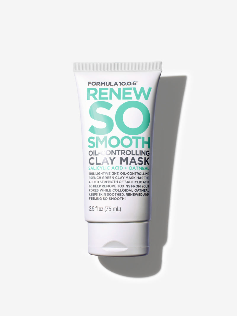 Formula 10.0.6 Renew So Smooth Salicylic Acid + Oatmeal Oil Controlling Clay Mask