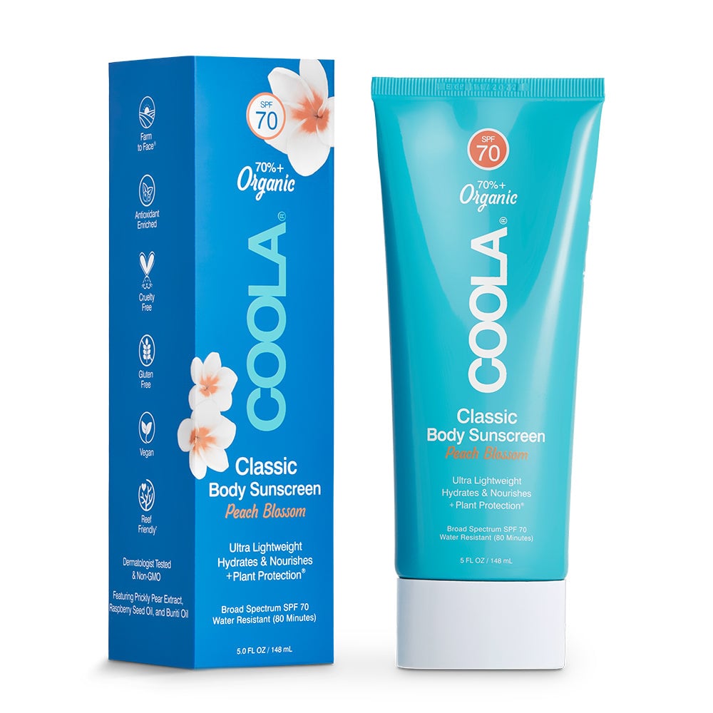 Coola Classic Body Sunscreen Lotion, Peach Blossom, SPF 70