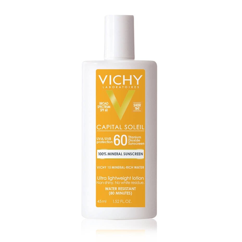 Vichy Laboratories Capital Soleil Mineral Ultra Lightweight Lotion, Sheer tint, SPF 60