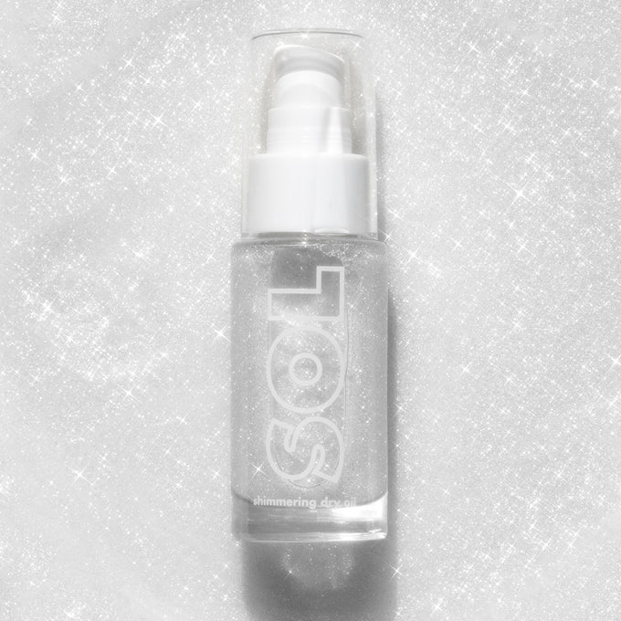 Sol Body Shimmering Dry Oil, Sterling Silver