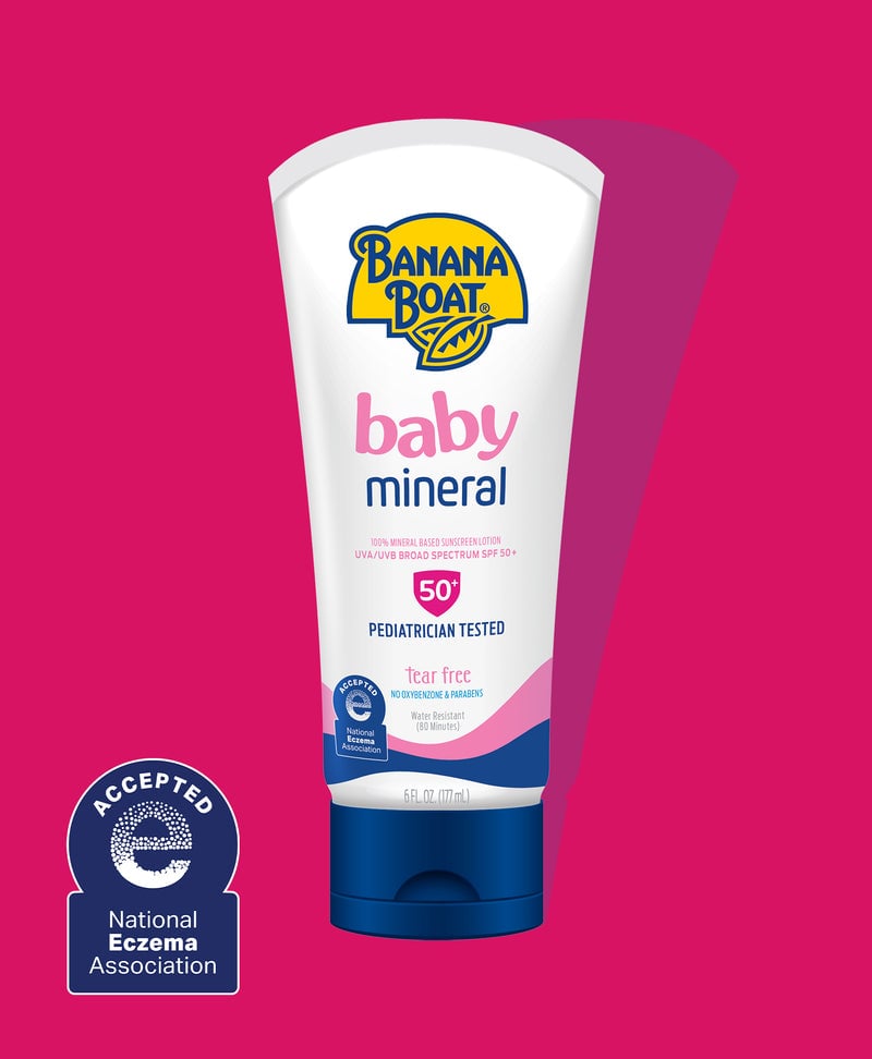 Banana Boat Baby Mineral Sunscreen Lotion, SPF 50+