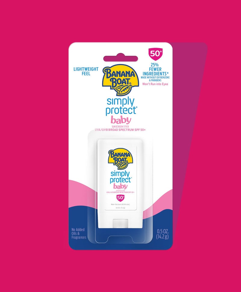 Banana Boat Simply Protect Baby Sunscreen Stick, SPF 50+