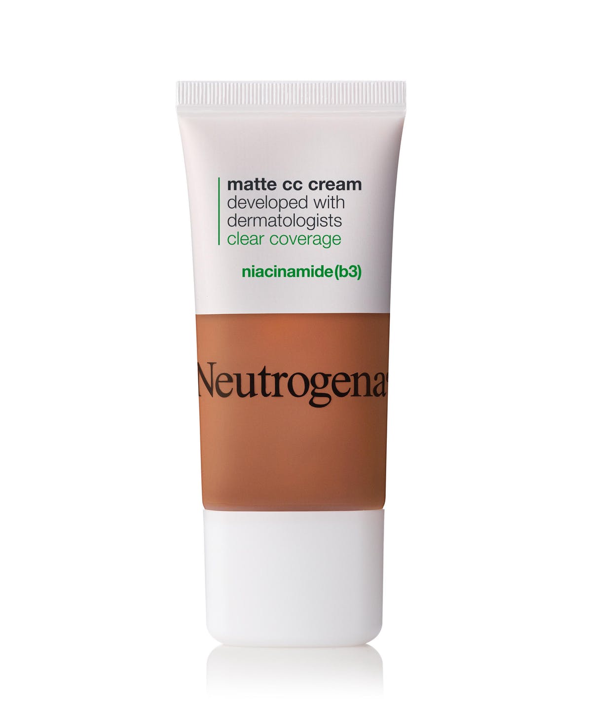 Neutrogena Flawless Matte Clear Coverage Niacinamide(b3) Cc Cream, Suede 9.2