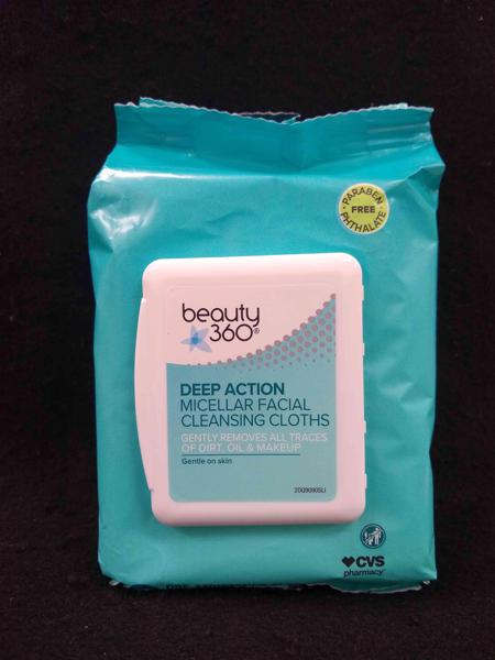Beauty 360 Deep Action Micellar Facial Cleansing Cloths