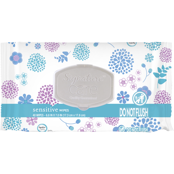 Signature Care Soft & Strong Sensitive Wipes