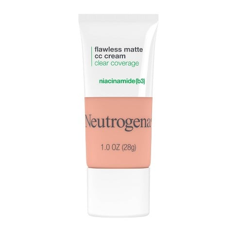 Neutrogena Clear Coverage Flawless Matte CC Cream, Apricot 3.5