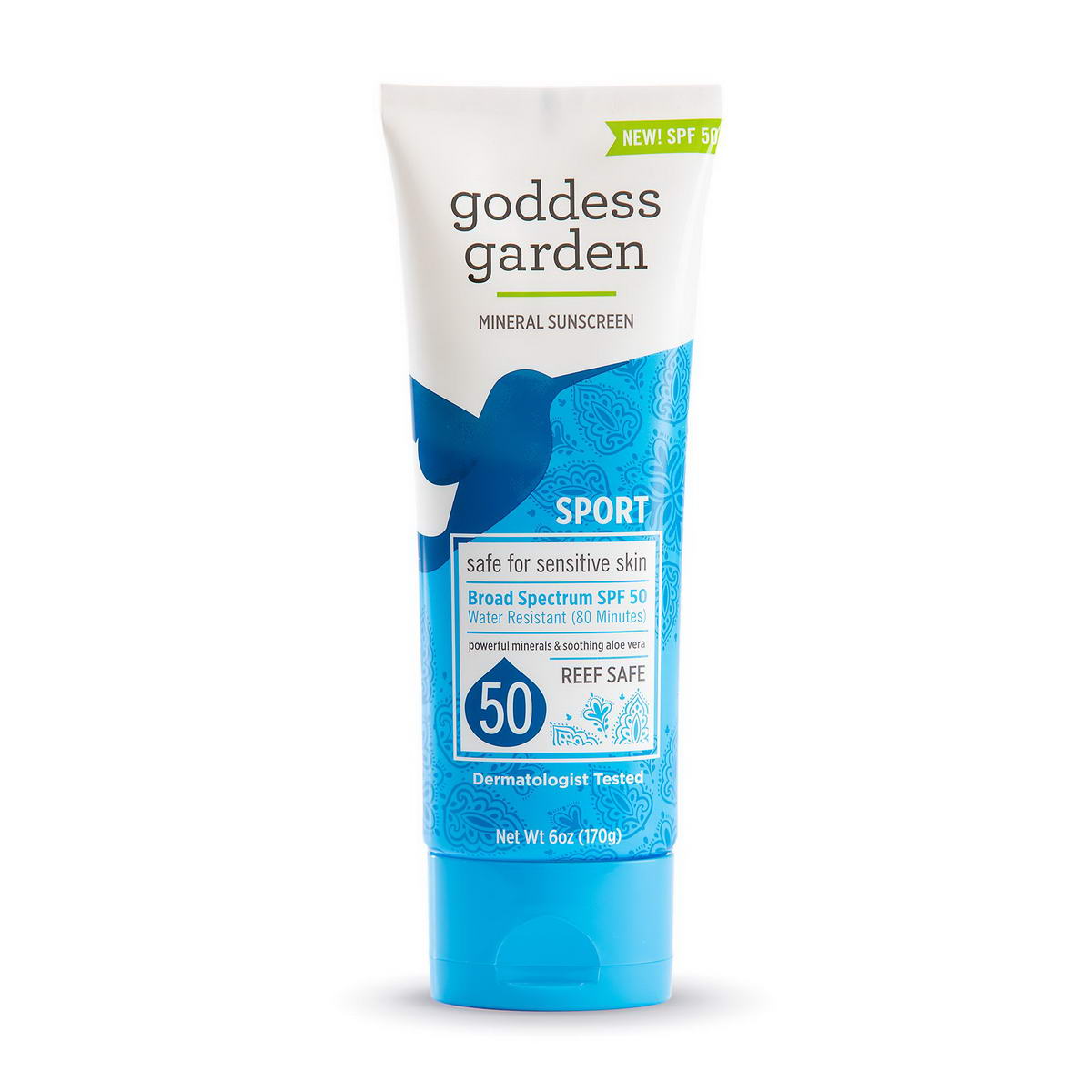 Goddess Garden Sport Mineral Sunscreen Lotion,  SPF 50