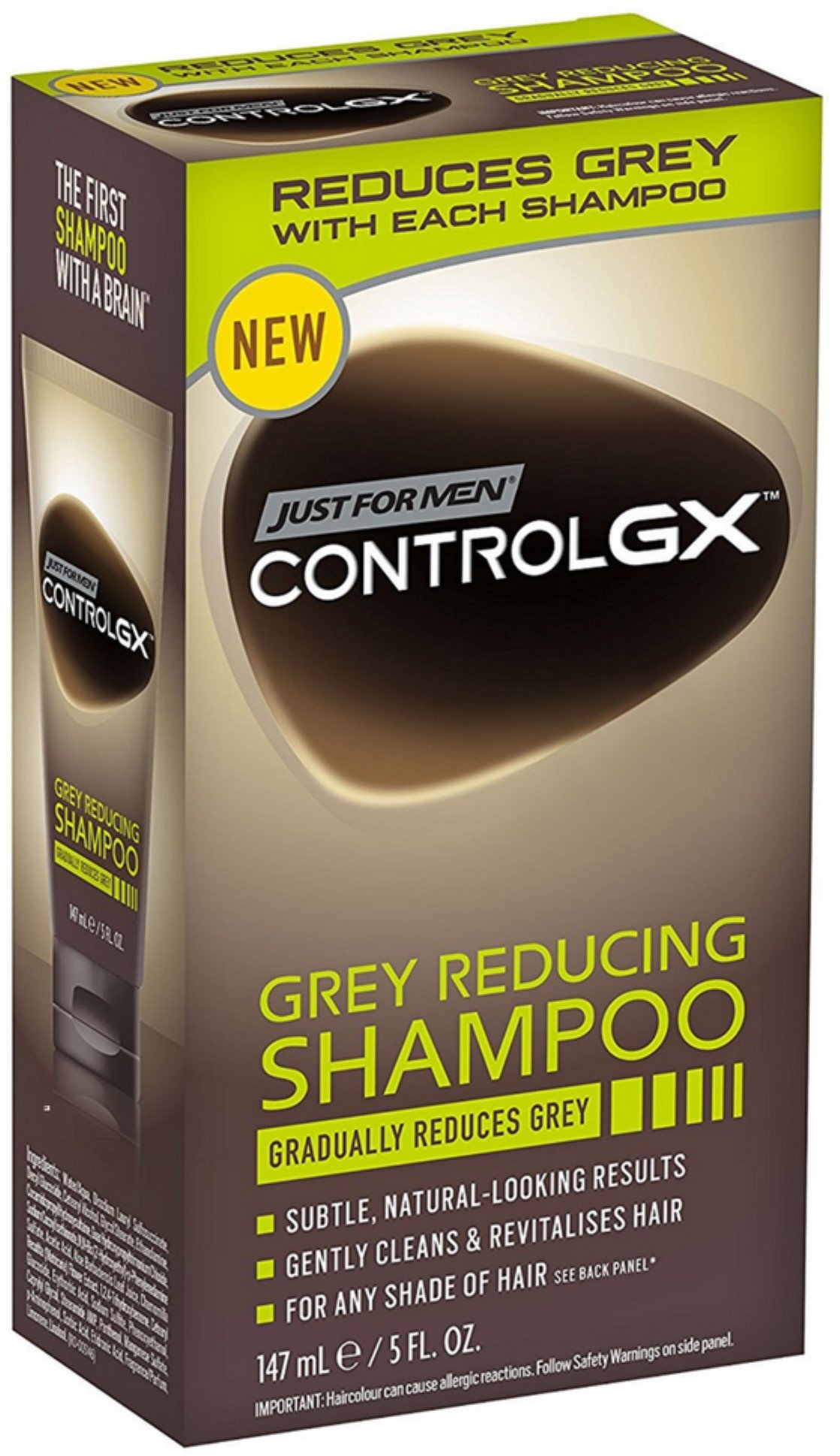 limpiar Borde techo EWG Skin Deep® | Just for Men Control GX Grey Reducing Shampoo Rating