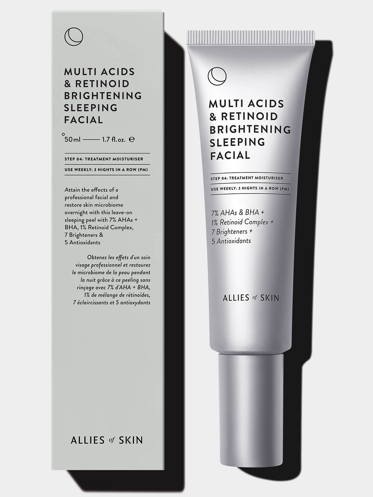 Allies of Skin Multi Acids & Retinoid Brightening Sleeping Facial