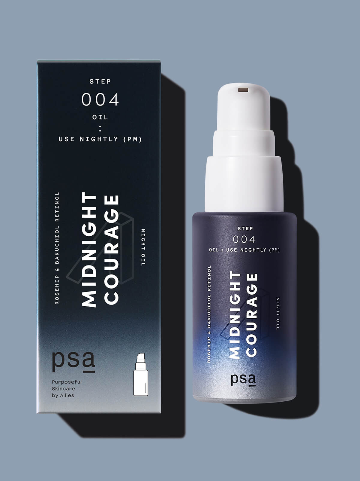 PSA Midnight Courage Rosehip & Bakichiol Retinol Night Oil