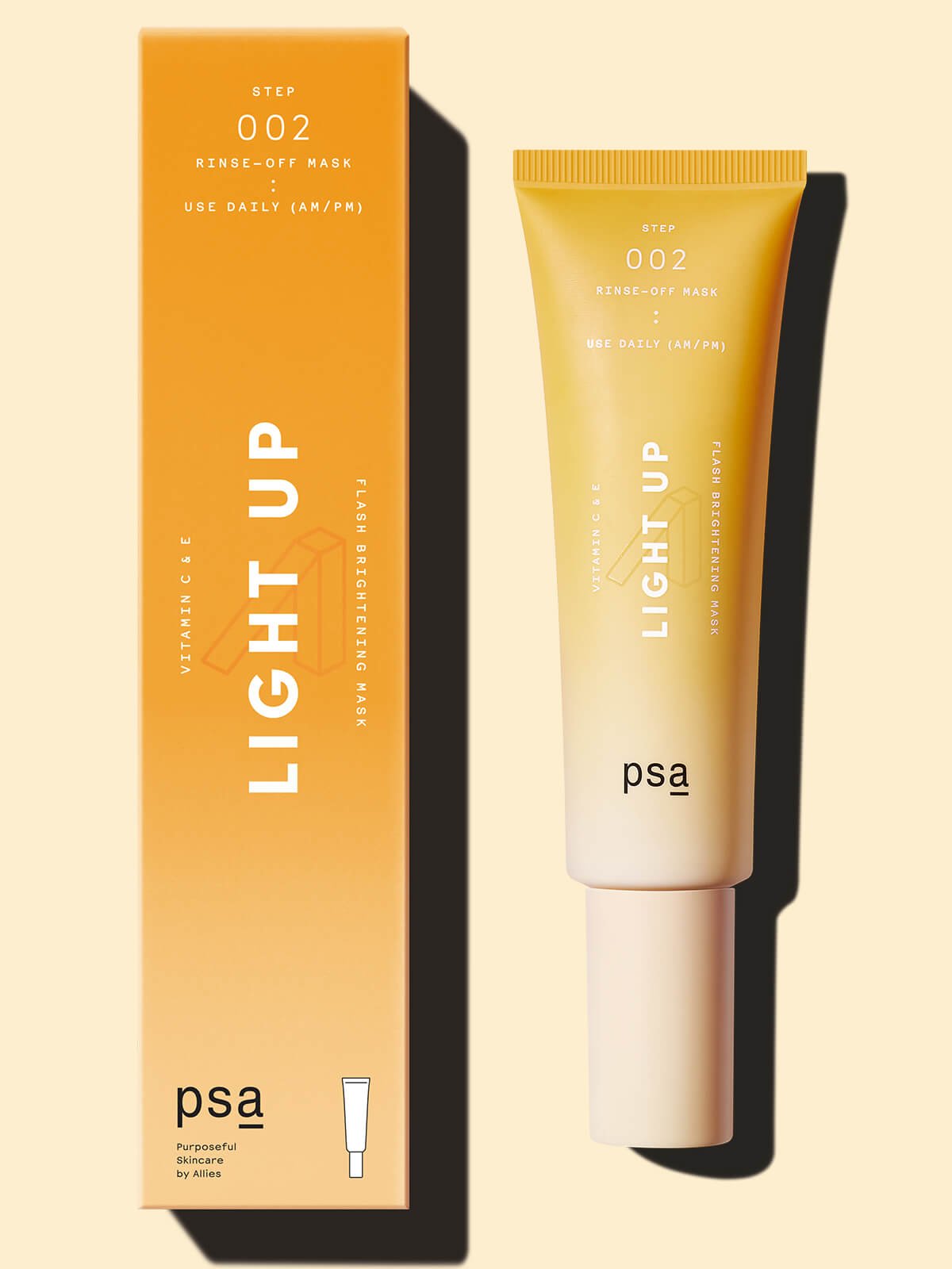 PSA Light Up Vitamin C & E Flash Brightening Mask
