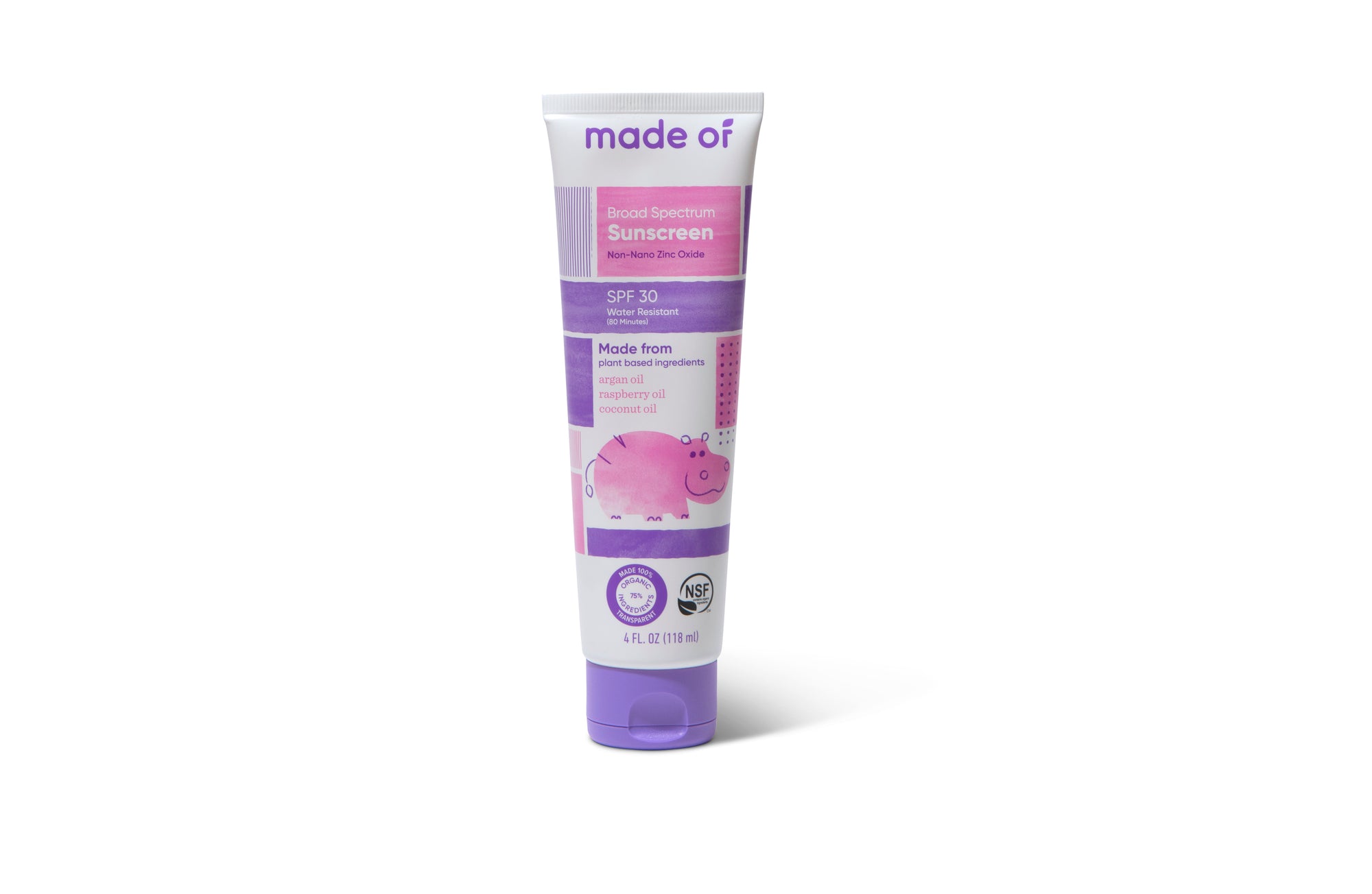 MADE OF Baby & Kids Sunscreen Lotion, SPF 30