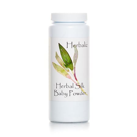 Herbaliz Herbal Silk Baby Powder, Unscented