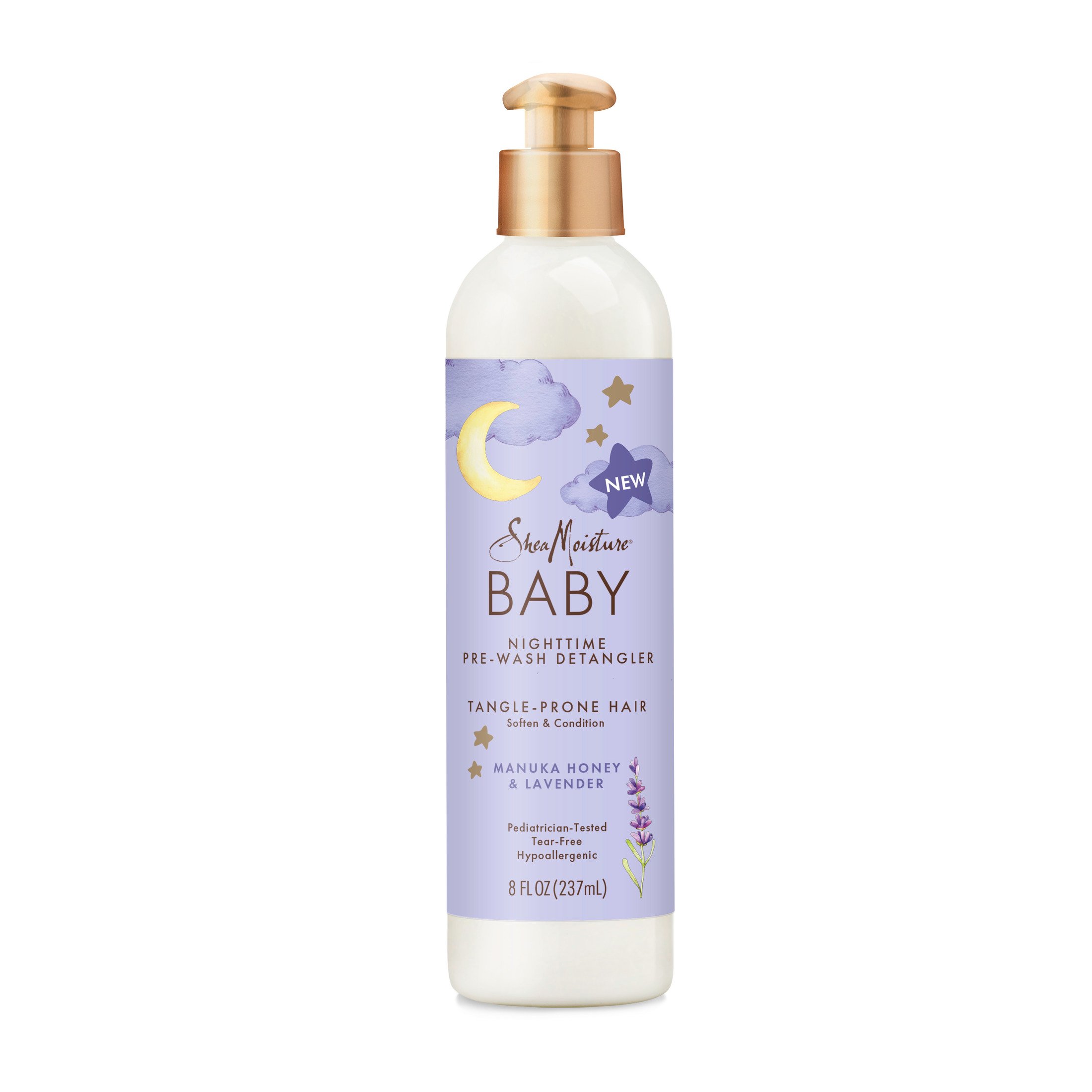 Shea Moisture Baby Nighttime Pre Wash Detangler, Manuka Honey & Lavender