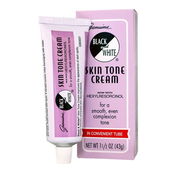 Black and White Skin Tone Cream