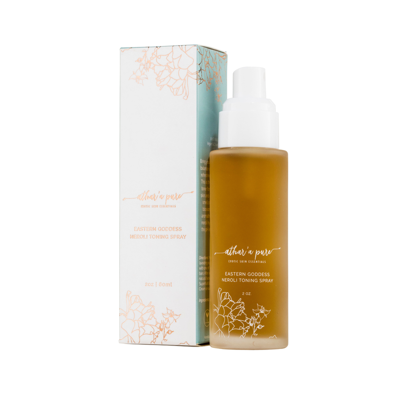Athar'a Pure Eastern Goddess Neroli Toning Mist - Natural Face Toner