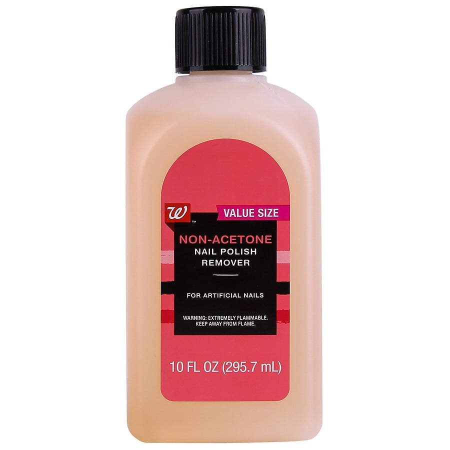 Walgreens Non-Acetone Nail Polish Remover For Artificial Nails