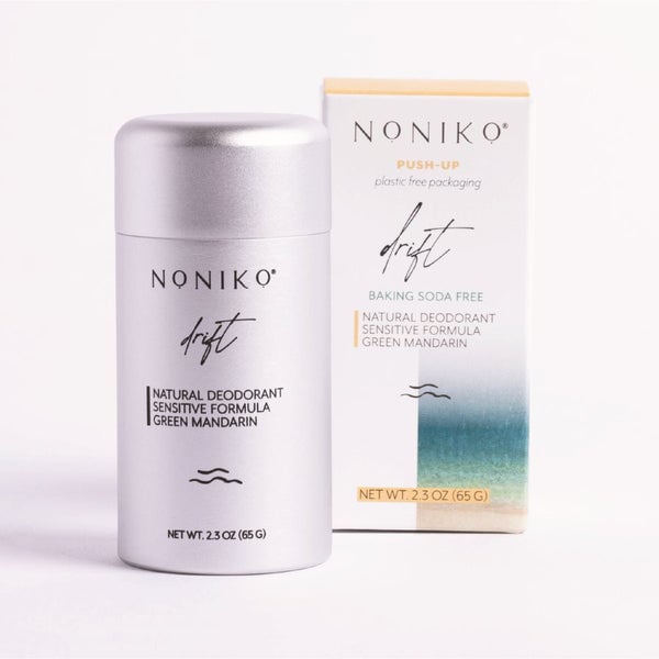 Noniko Natural Deodorant Push Up, Drift (Sensitive Formula Green Mandarin)