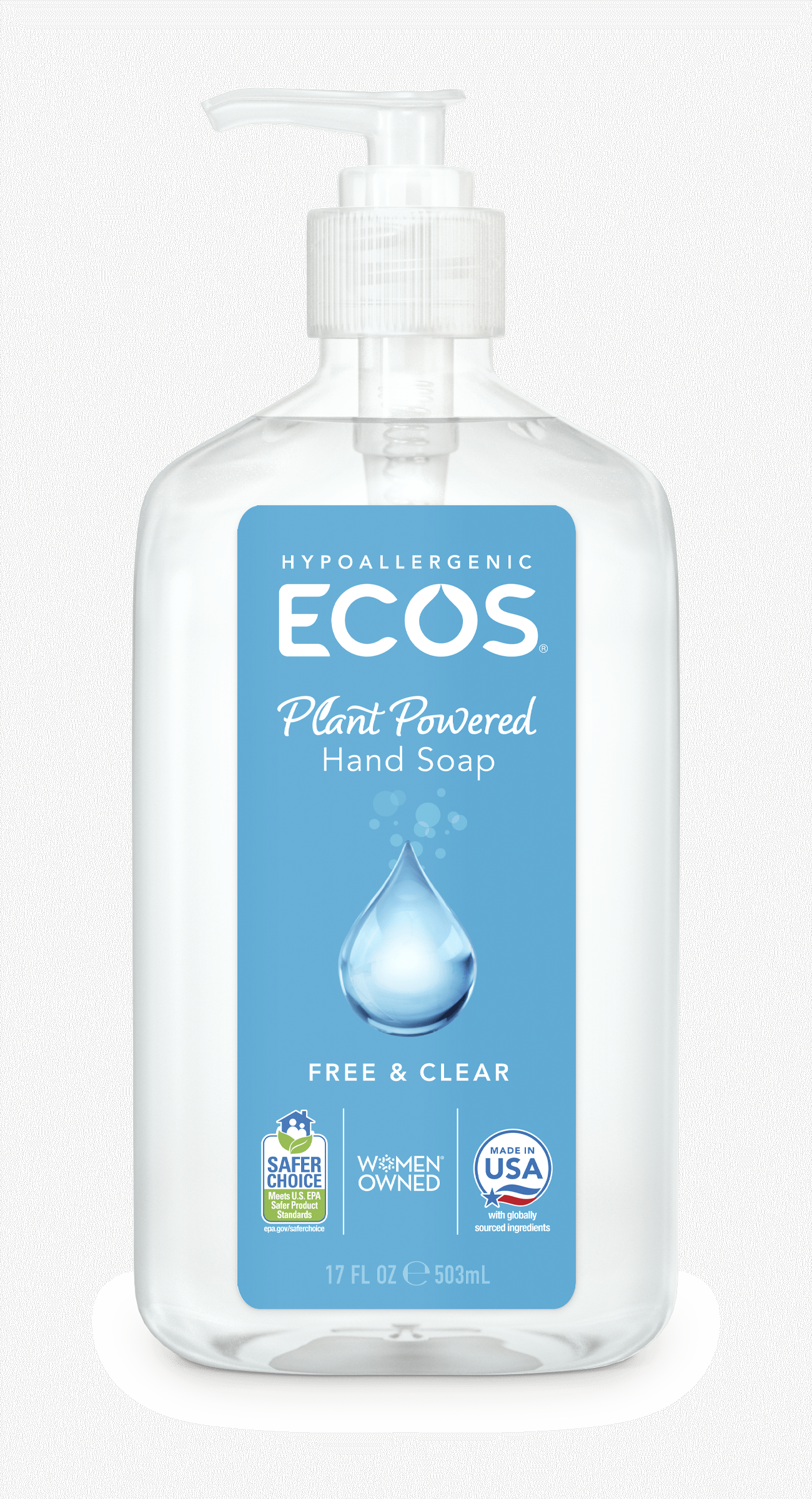 Ecos Hand Soap Refill, Free & Clear