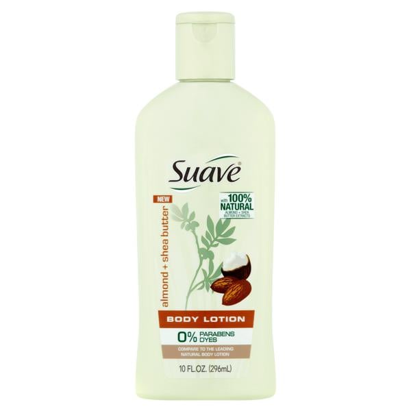 Suave Body Lotion, Almond + Shea Butter