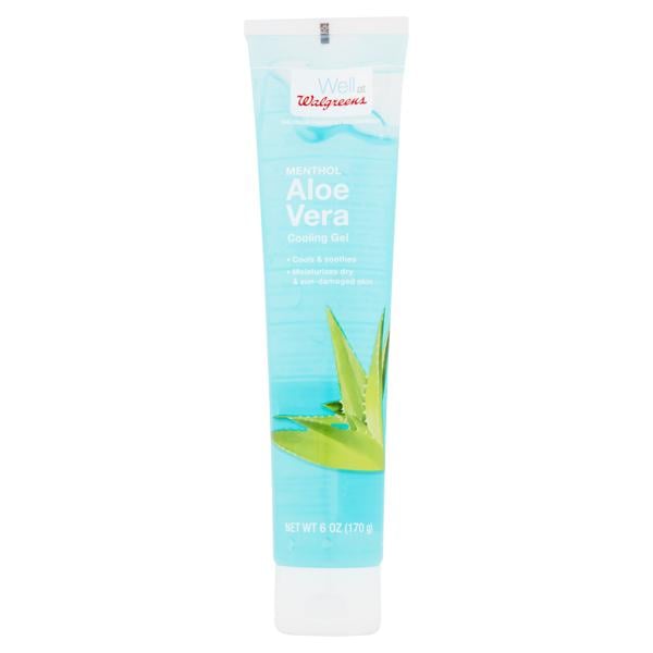 Well at Walgreens Menthol Aloe Vera Cooling Gel, 6 Oz