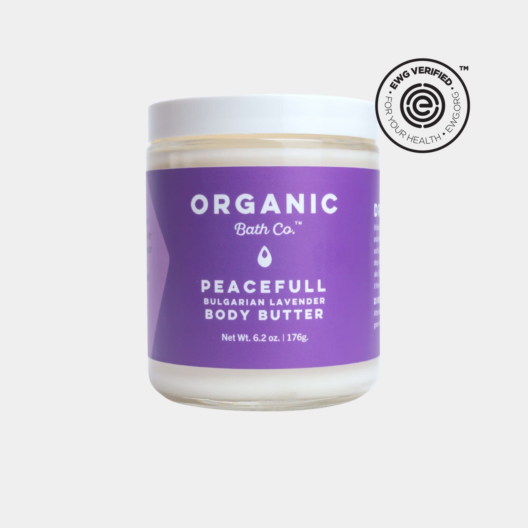Organic Bath Co. Organic Body Butter, PeaceFull