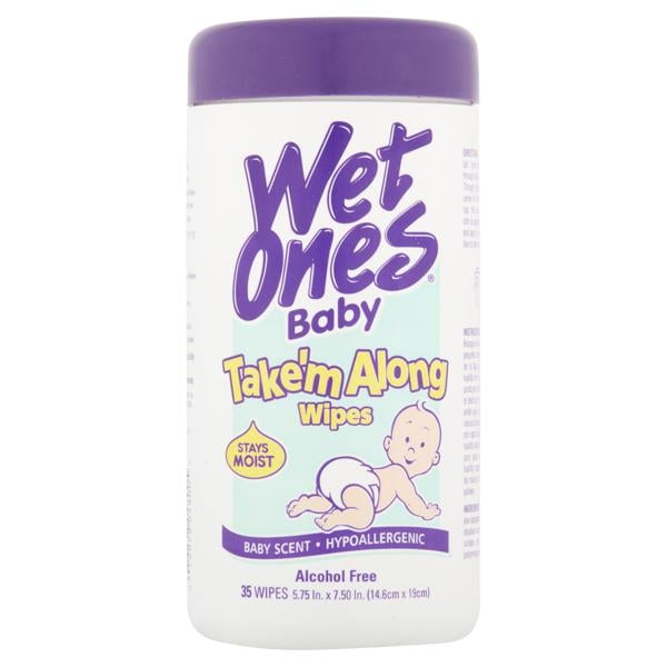 Wet Ones Baby Take'm Along Wipes, 35 Count