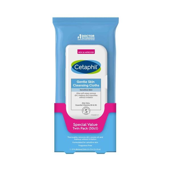 Cetaphil Gentle Skin Cleansing Cloths, Fragrance Free