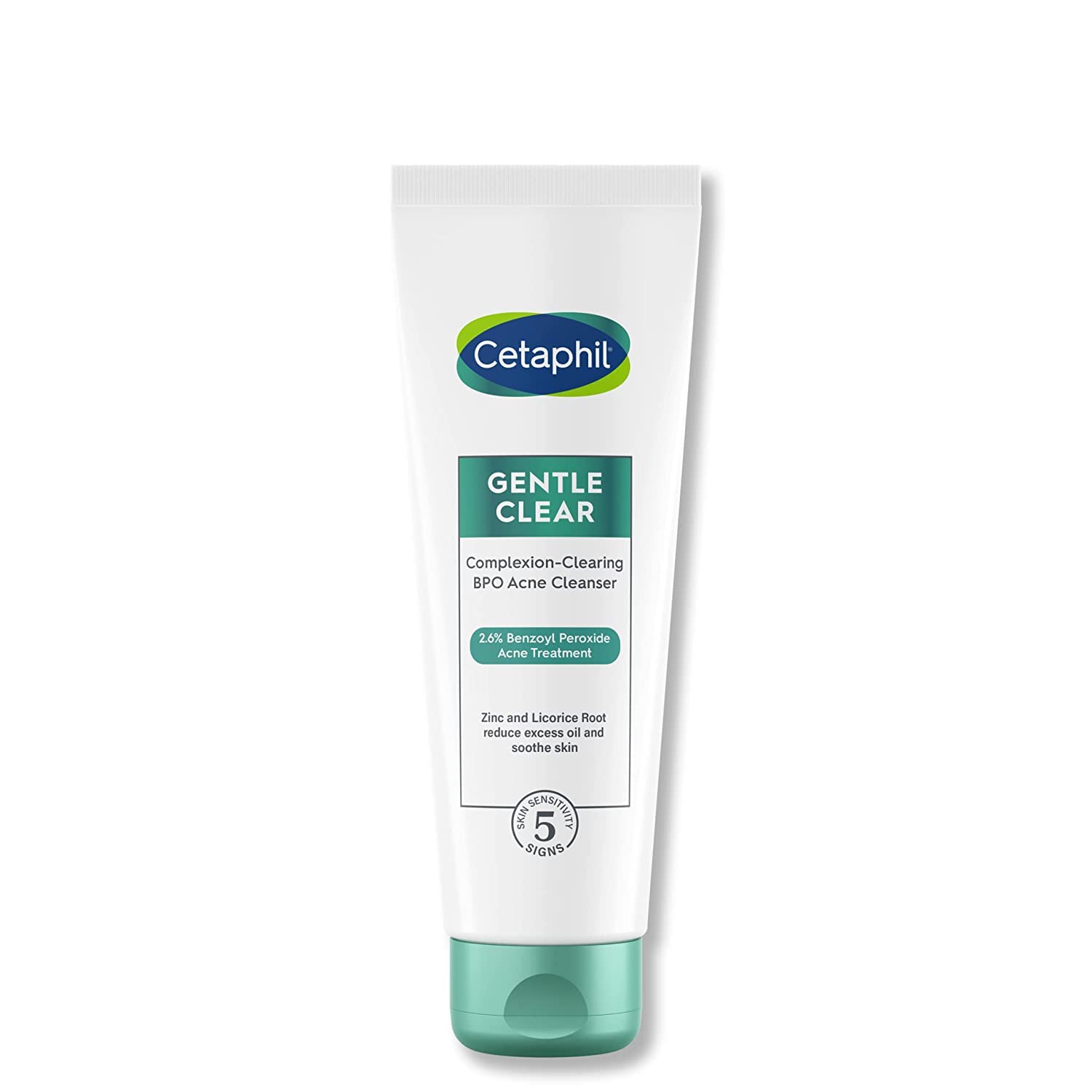 Cetaphil, Gentle Clear 2.6% Benzoyl Peroxide, Acne Treatement Cleanser