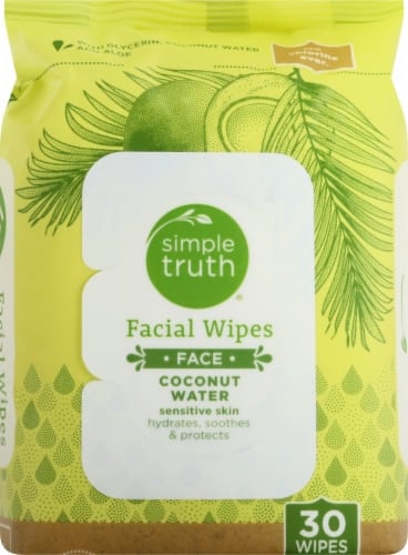 Simple Truth Facial Wipes Face, Coconut Water